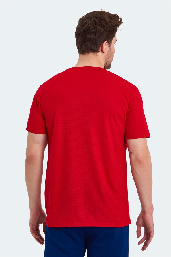 Slazenger SENATO I Erkek Kısa Kol T-Shirt Kırmızı