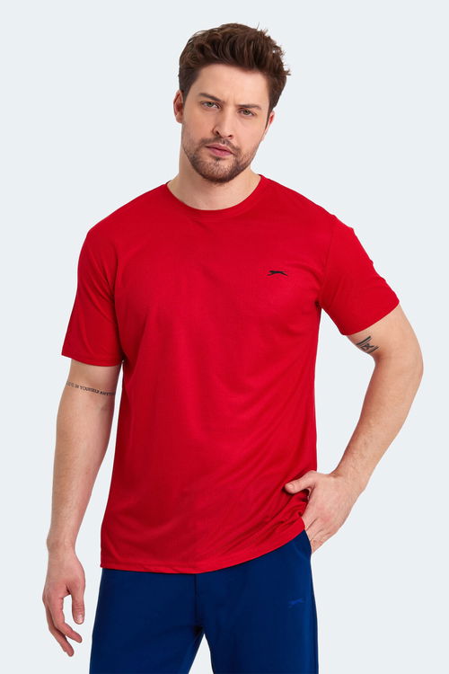 Slazenger SENATO I Erkek Kısa Kol T-Shirt Kırmızı