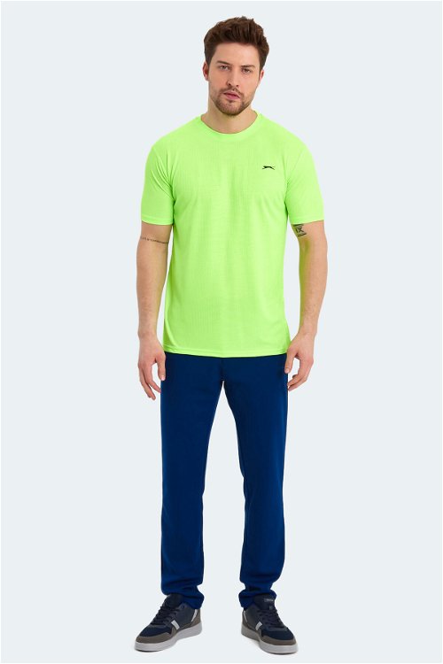 SENATO I Erkek Kısa Kollu T-Shirt Neon Yeşil