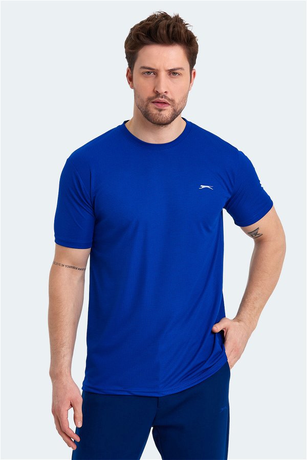 SENATO I Erkek Kısa Kollu T-Shirt Saks Mavi