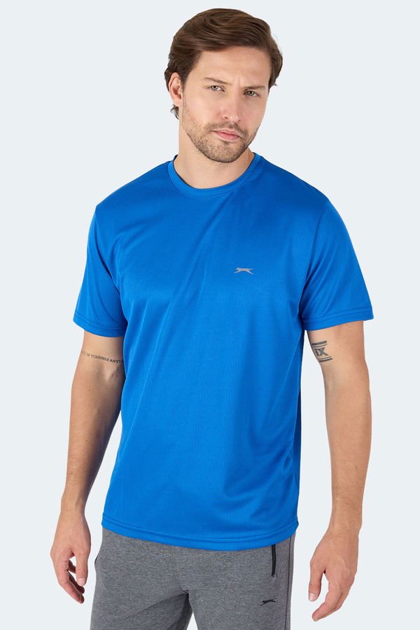 Slazenger SENATO I Erkek Tişört Saks Mavi