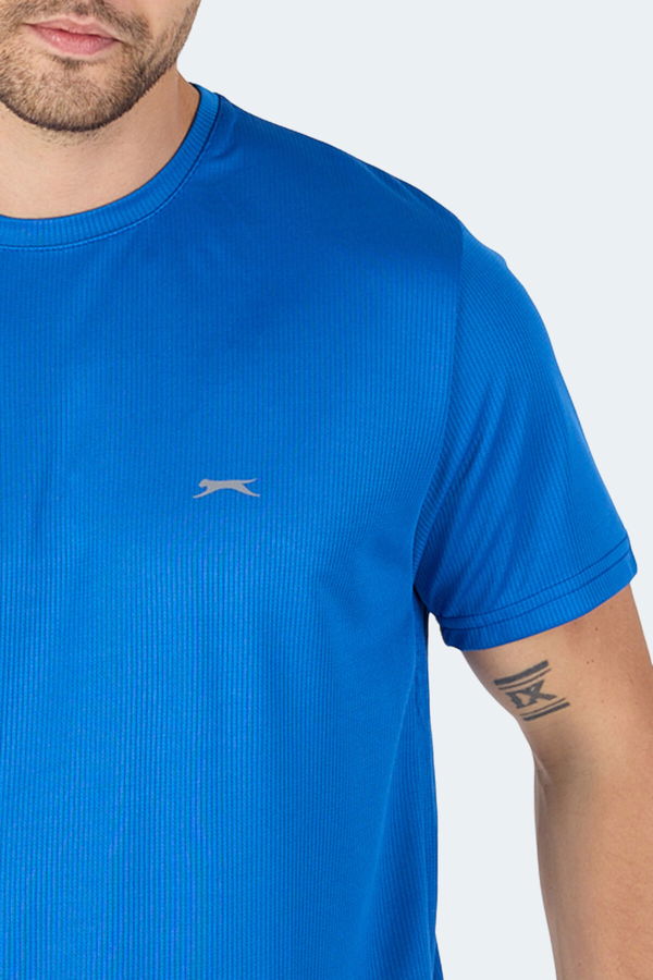 Slazenger SENATO I Erkek Tişört Saks Mavi