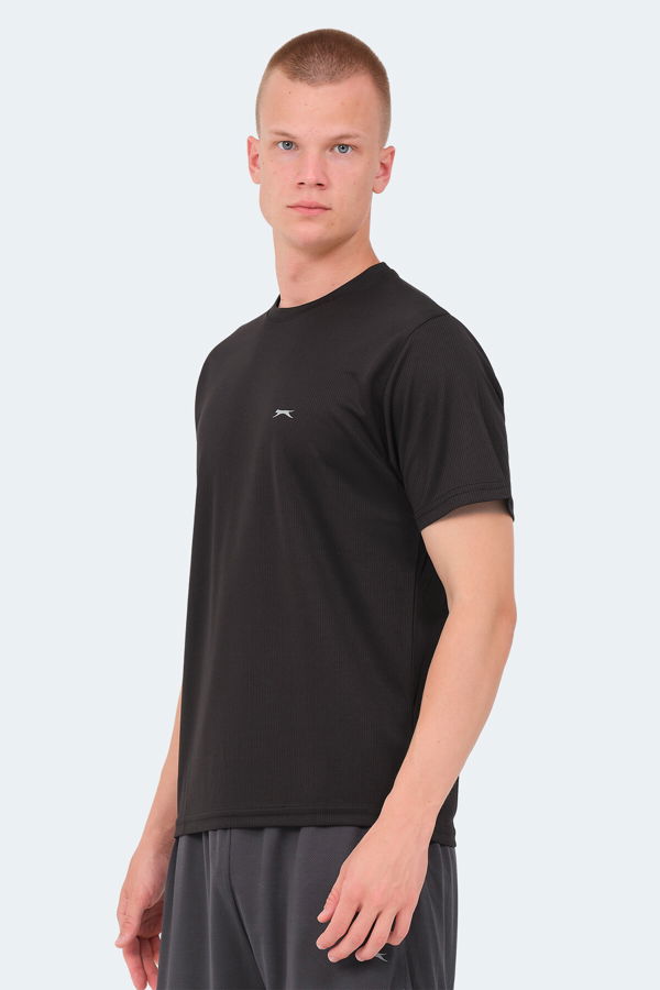 Slazenger SENATO I Erkek Kısa Kol T-Shirt Siyah