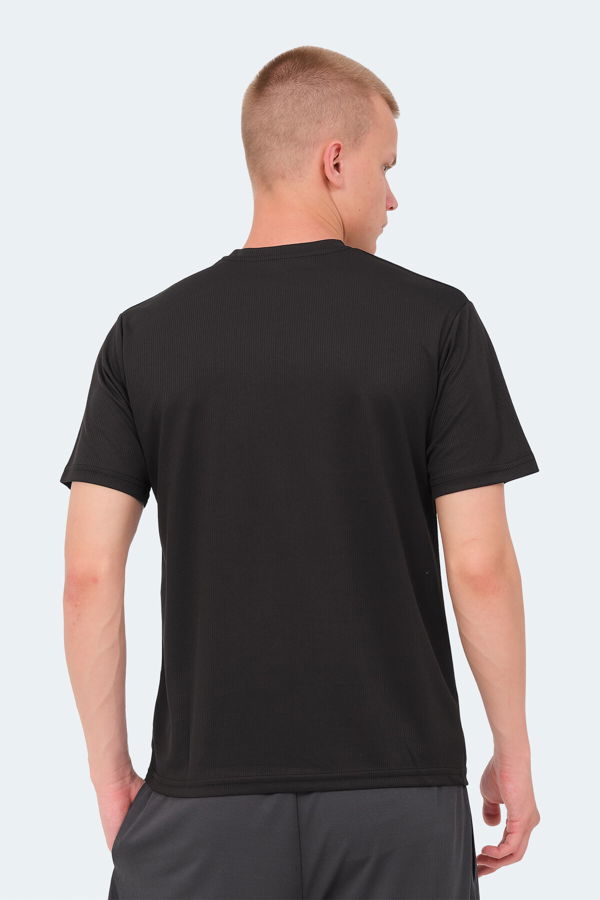 Slazenger SENATO I Erkek Kısa Kol T-Shirt Siyah