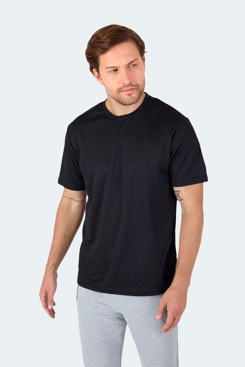 Slazenger SENATO I Erkek Tişört Siyah