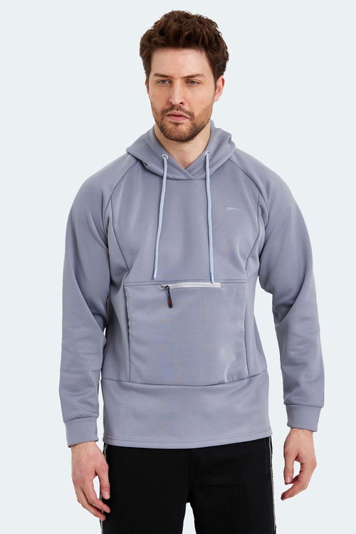 Slazenger SEPPO Erkek Sweatshirt Açık Gri