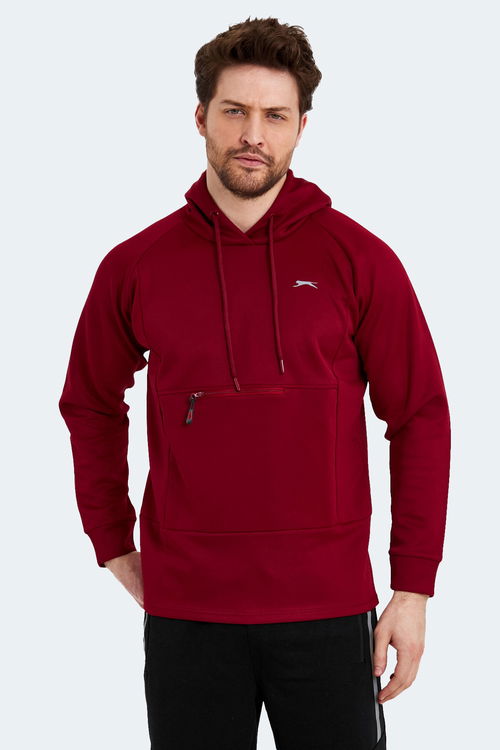 Slazenger SEPPO Erkek Sweatshirt Bordo