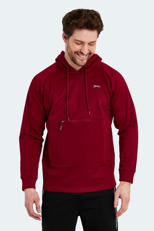 Slazenger SEPPO Erkek Sweatshirt Bordo