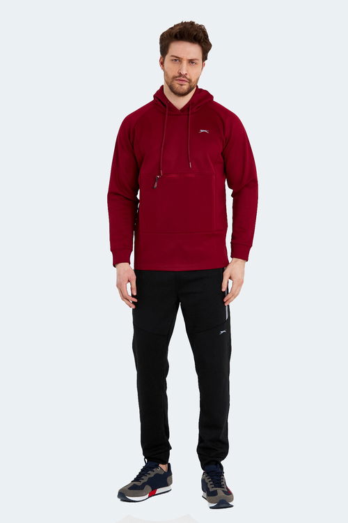 Slazenger SEPPO Erkek Sweatshirt Bordo