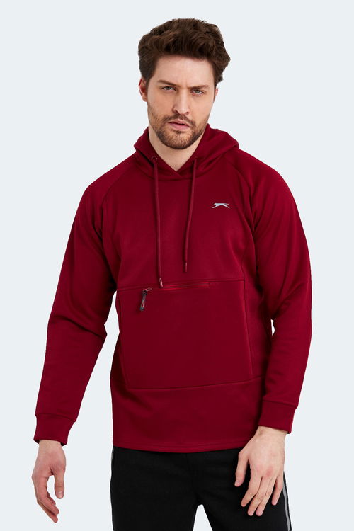 Slazenger SEPPO Erkek Sweatshirt Bordo