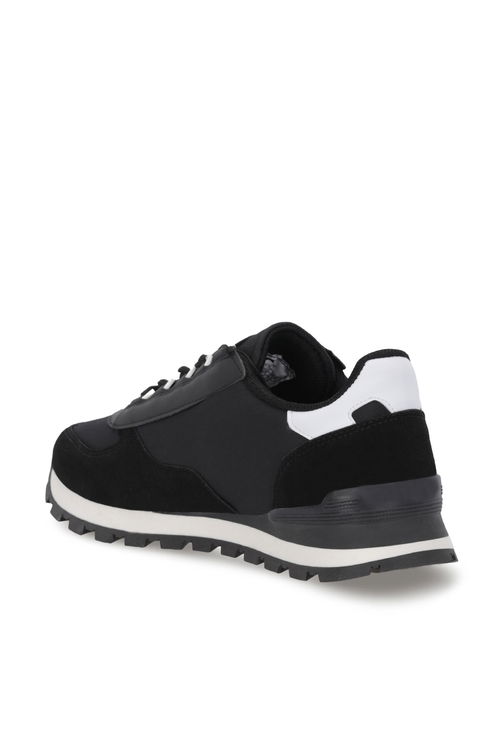 Slazenger SEPTIMA I Erkek Siyah / Beyaz Koşu & Yürüyüş Spor Ayakkabısı