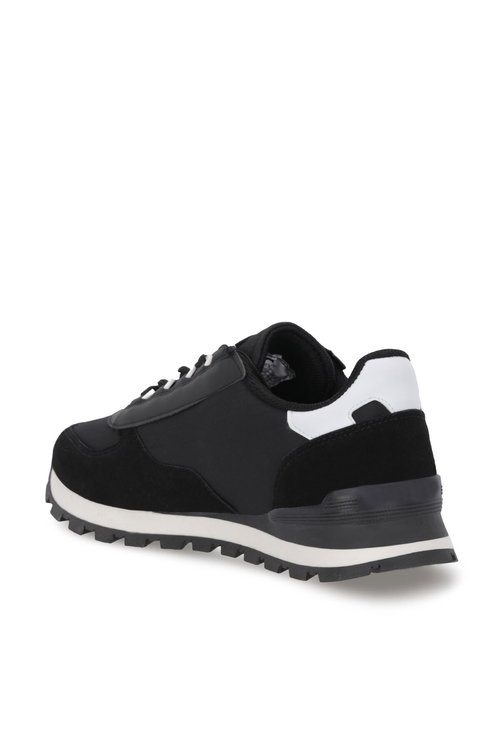 Slazenger SEPTIMA I Erkek Siyah / Beyaz Koşu & Yürüyüş Spor Ayakkabısı