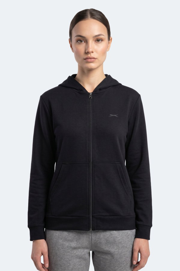 Slazenger SERA I Kadın Fermuarlı Lacivert Sweatshırt