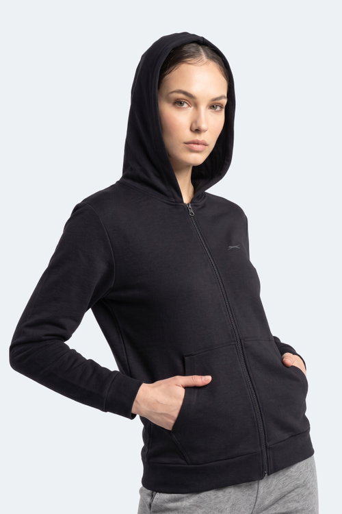Slazenger SERA I Kadın Fermuarlı Lacivert Sweatshırt
