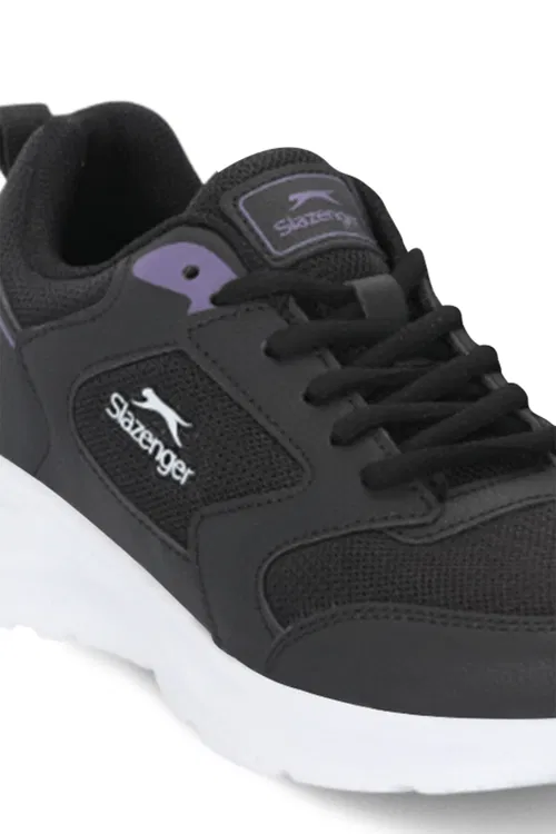 Slazenger SIRIUS I Kadın Siyah / Mor Koşu & Yürüyüş Spor Ayakkabısı