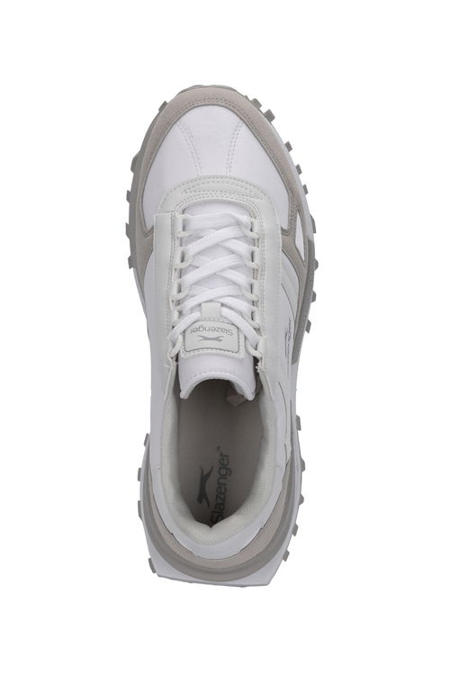 Slazenger SKATE Erkek Beyaz / Gri Koşu & Yürüyüş Spor Ayakkabısı