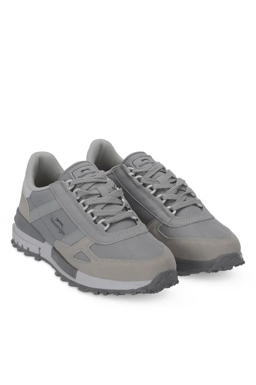 Slazenger SKATE Erkek Gri / Beyaz Koşu & Yürüyüş Spor Ayakkabısı