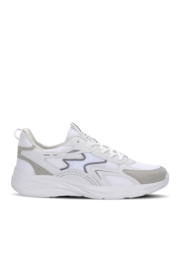 Slazenger SKYLINE I Erkek Beyaz / Gri Koşu & Yürüyüş Spor Ayakkabısı