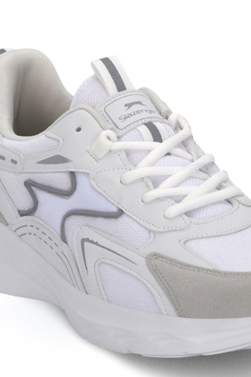 Slazenger SKYLINE I Erkek Beyaz / Gri Koşu & Yürüyüş Spor Ayakkabısı