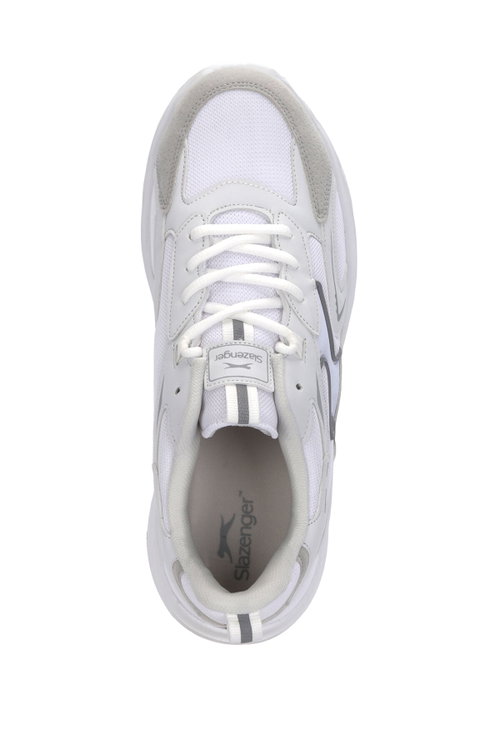 Slazenger SKYLINE I Erkek Beyaz / Gri Koşu & Yürüyüş Spor Ayakkabısı