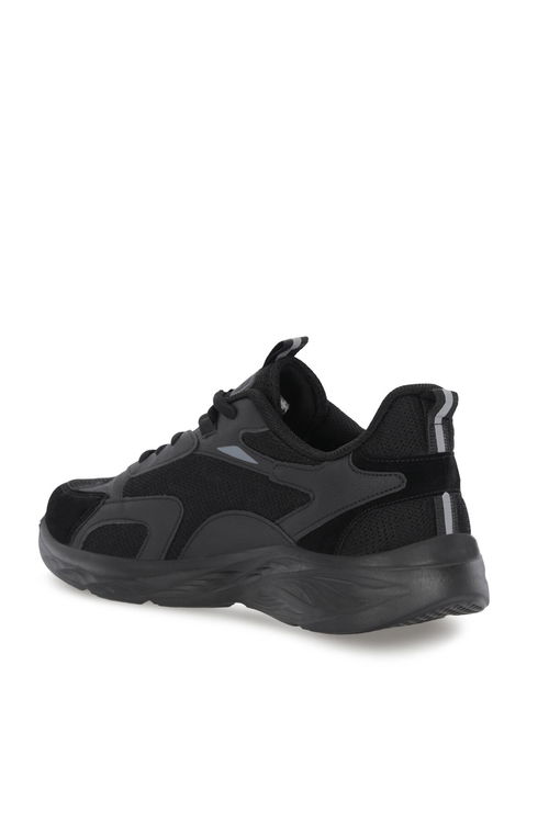 Slazenger SKYLINE I Erkek Siyah / Koyu Gri Koşu & Yürüyüş Spor Ayakkabısı