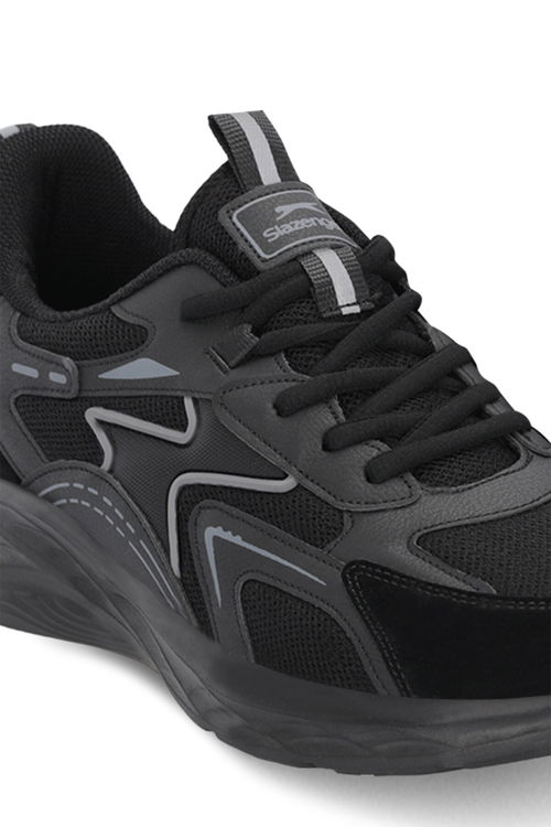 Slazenger SKYLINE I Erkek Siyah / Koyu Gri Koşu & Yürüyüş Spor Ayakkabısı