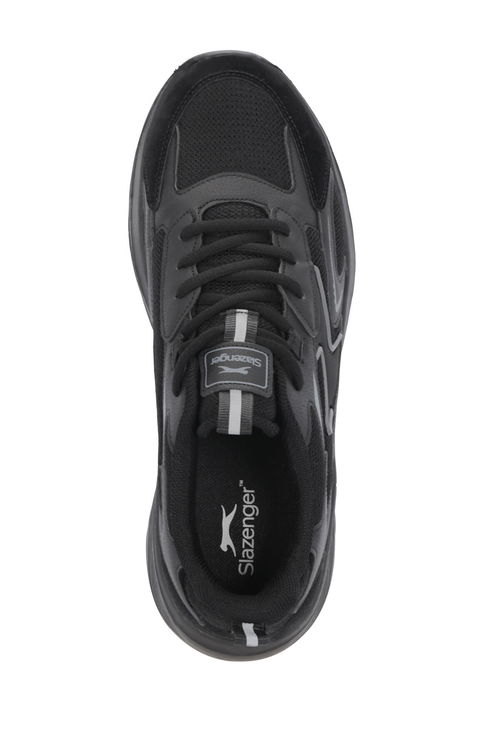 Slazenger SKYLINE I Erkek Siyah / Koyu Gri Koşu & Yürüyüş Spor Ayakkabısı