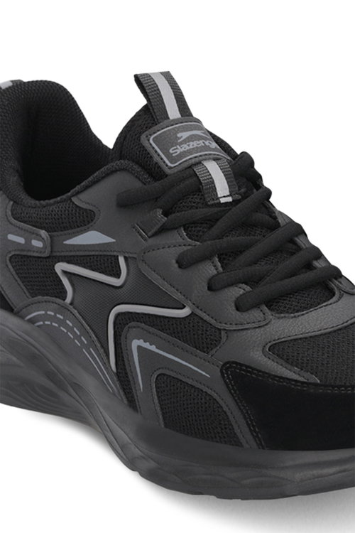 Slazenger SKYLINE I Erkek Siyah / Koyu Gri Koşu & Yürüyüş Spor Ayakkabısı