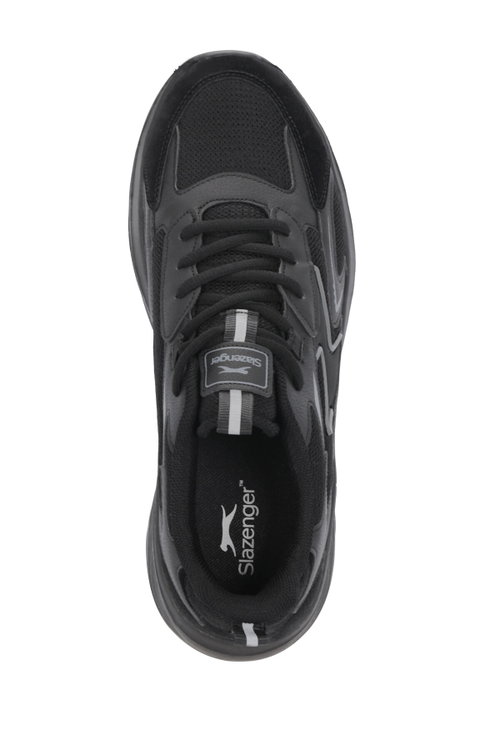Slazenger SKYLINE I Erkek Siyah / Koyu Gri Koşu & Yürüyüş Spor Ayakkabısı
