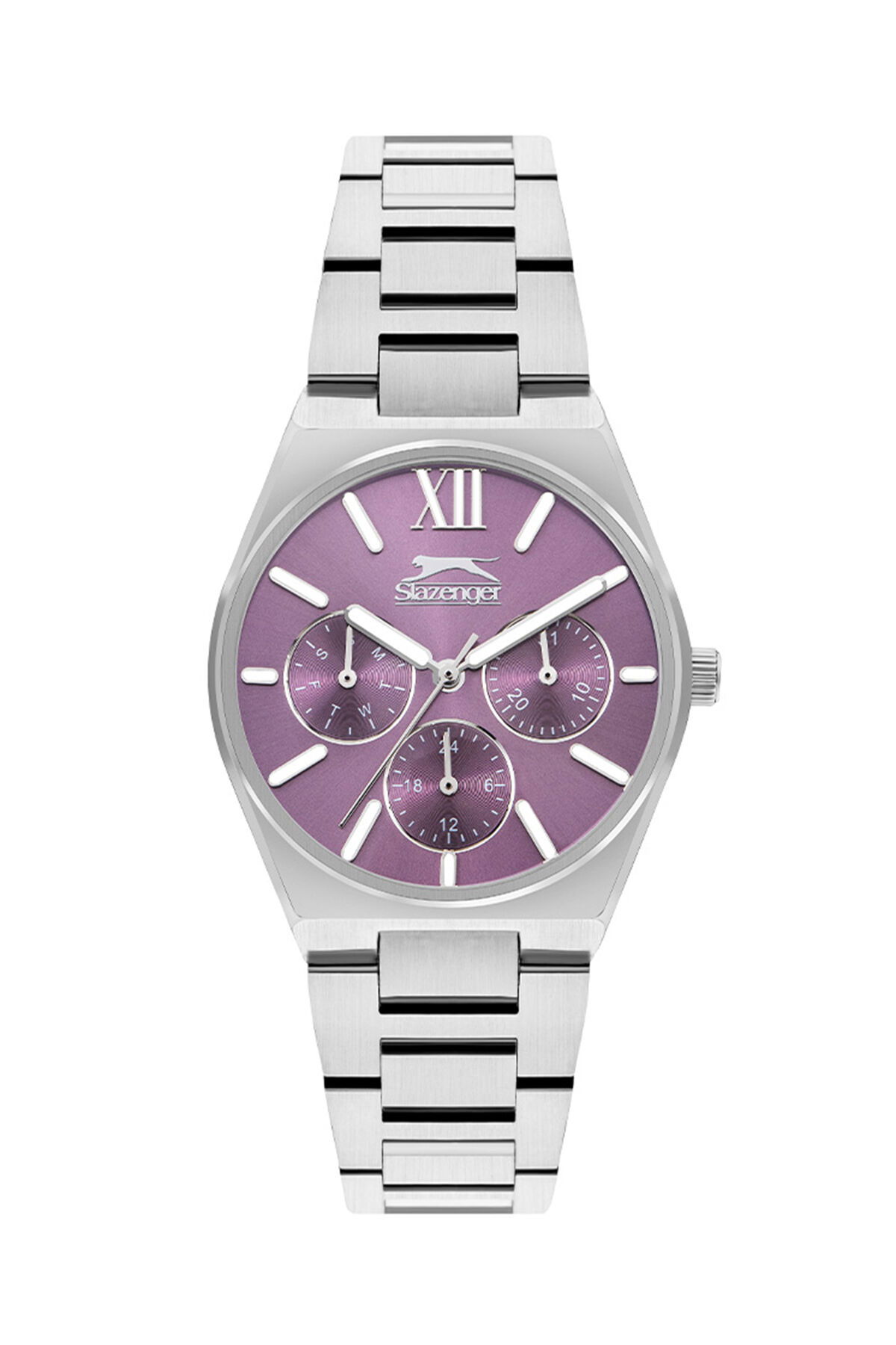 Slazenger SL092243402 Kadın Gümüş / Pembe Kol Saati - Thumbnail