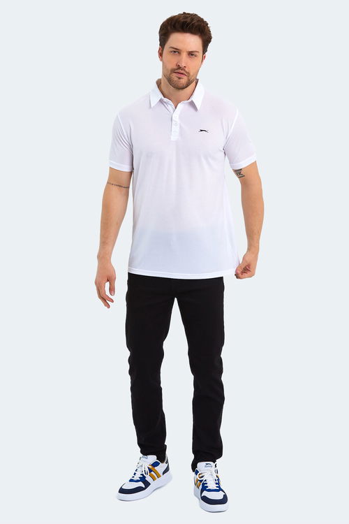 Slazenger SLOAN Erkek Kısa Kollu T-Shirt Beyaz