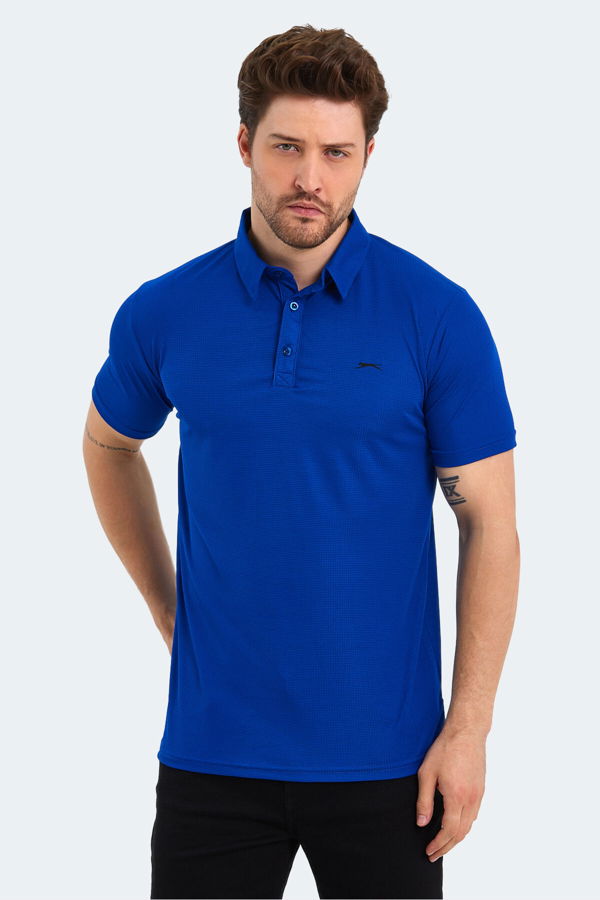 Slazenger SLOAN Erkek Kısa Kol T-Shirt Saks Mavi