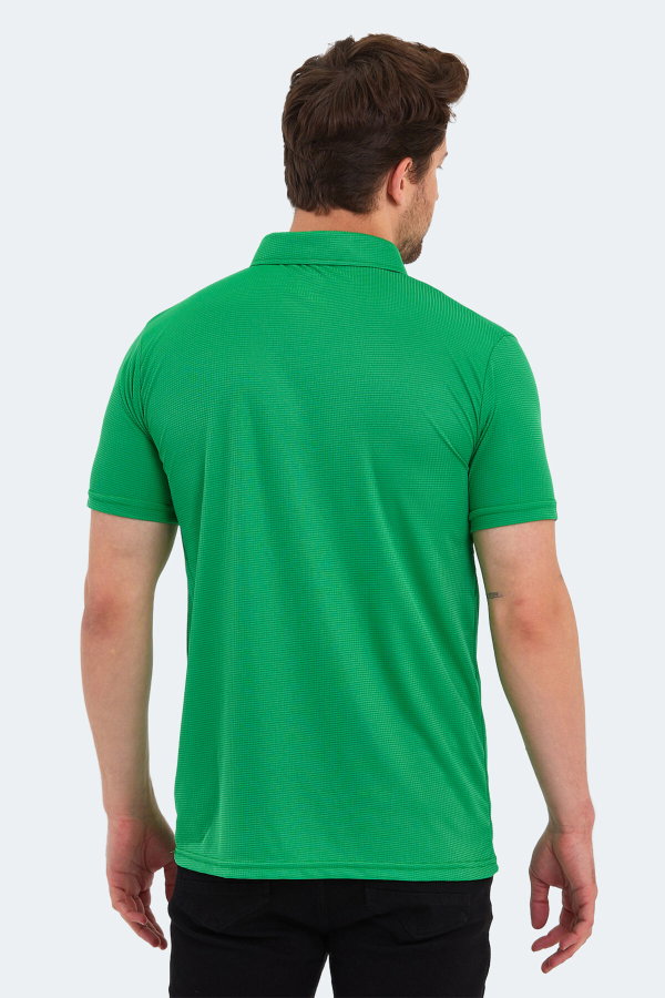 Slazenger SLOAN Erkek Polo Yaka Yeşil Tişört