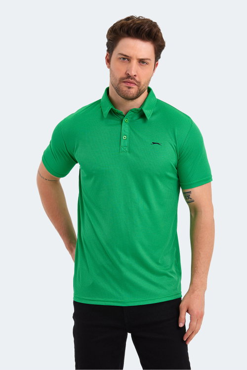 Slazenger SLOAN Erkek Polo Yaka Yeşil Tişört