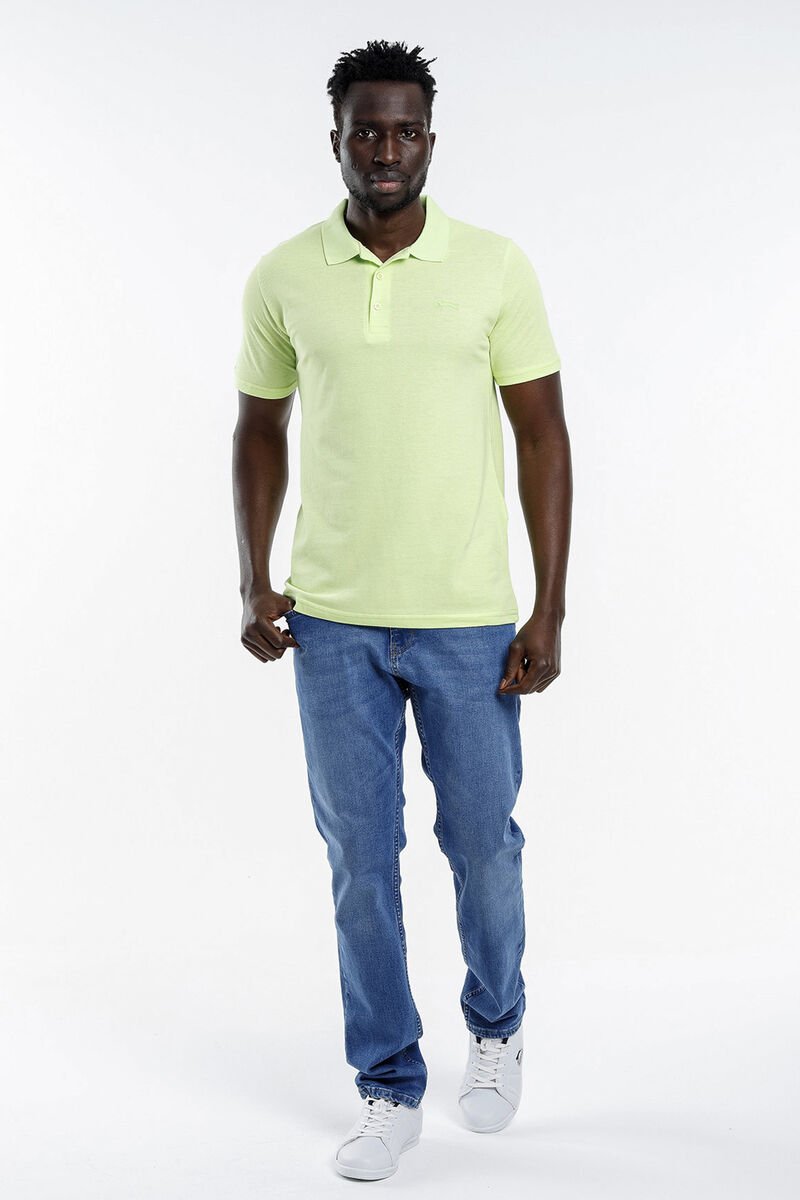 Slazenger SOHO Erkek Kısa Kol T-Shirt Açık Yeşil - Thumbnail