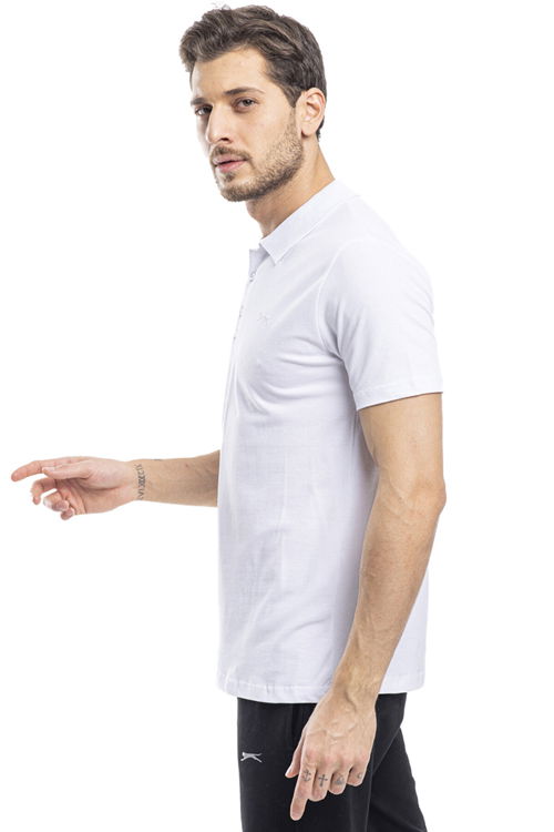 Slazenger SOHO Erkek Kısa Kol T-Shirt Beyaz