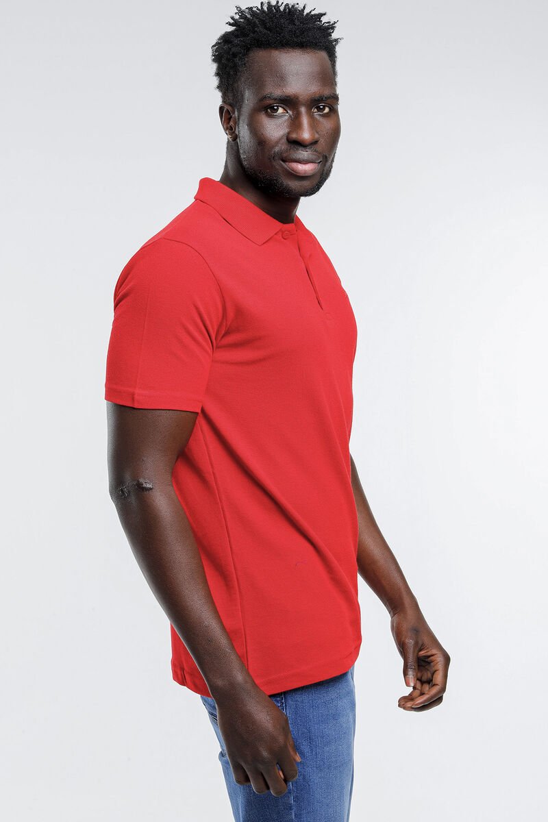 Slazenger SOHO Erkek Kısa Kol T-Shirt Kırmızı - Thumbnail