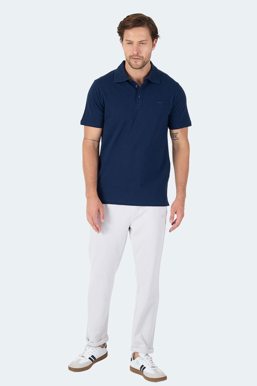 Slazenger SOHO I Erkek Polo Yaka Lacivert Tişört