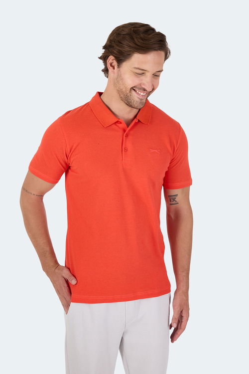Slazenger SOHO I Erkek Polo Yaka Mercan Tişört