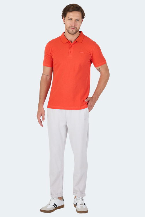 Slazenger SOHO I Erkek Polo Yaka Mercan Tişört