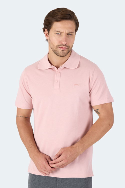 Slazenger SOHO I Erkek Polo Yaka Pudra Tişört