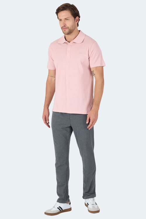 Slazenger SOHO I Erkek Polo Yaka Pudra Tişört
