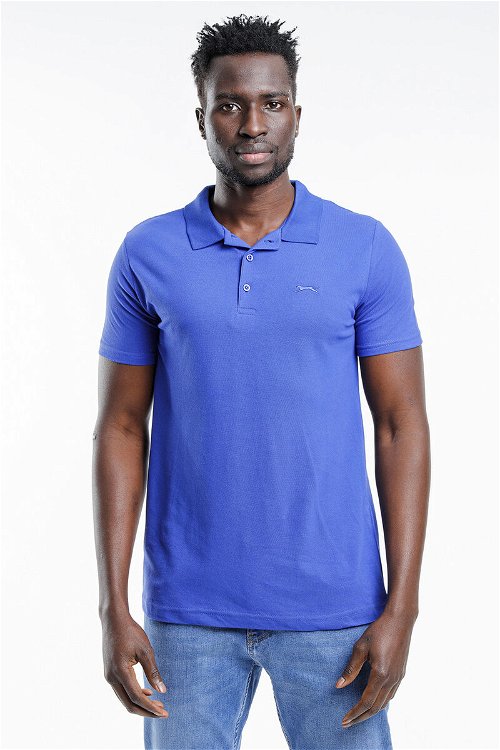 Slazenger SOHO Erkek Kısa Kol T-Shirt Saks Mavi