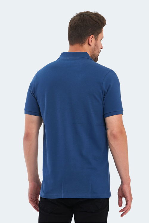 Slazenger SOHO Erkek Kısa Kol T-Shirt Saks Mavi