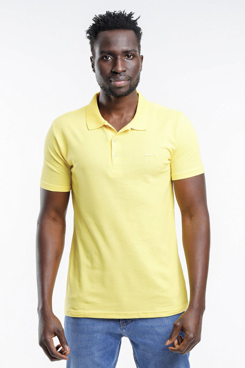Slazenger SOHO Erkek Kısa Kol T-Shirt Sarı - Thumbnail