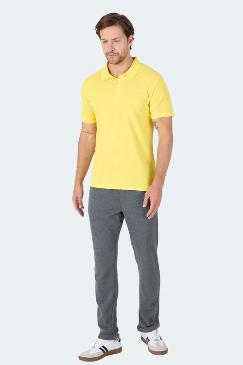 Slazenger SOHO I Erkek Polo Yaka Sarı Tişört
