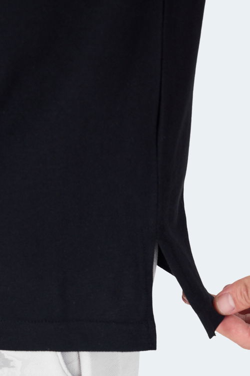 Slazenger SOHO I Erkek Polo Yaka Siyah Tişört