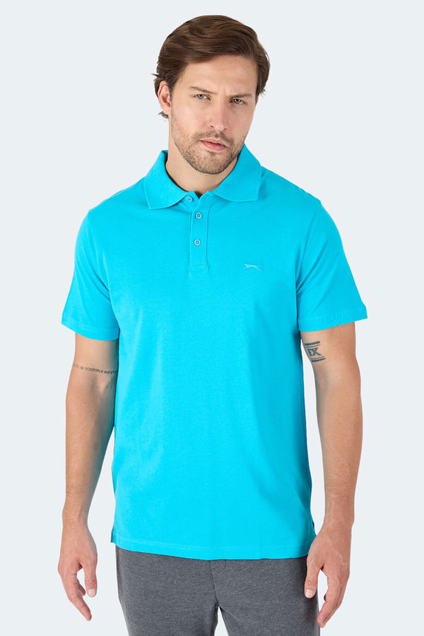 Slazenger SOHO I Erkek Tişört Turkuaz