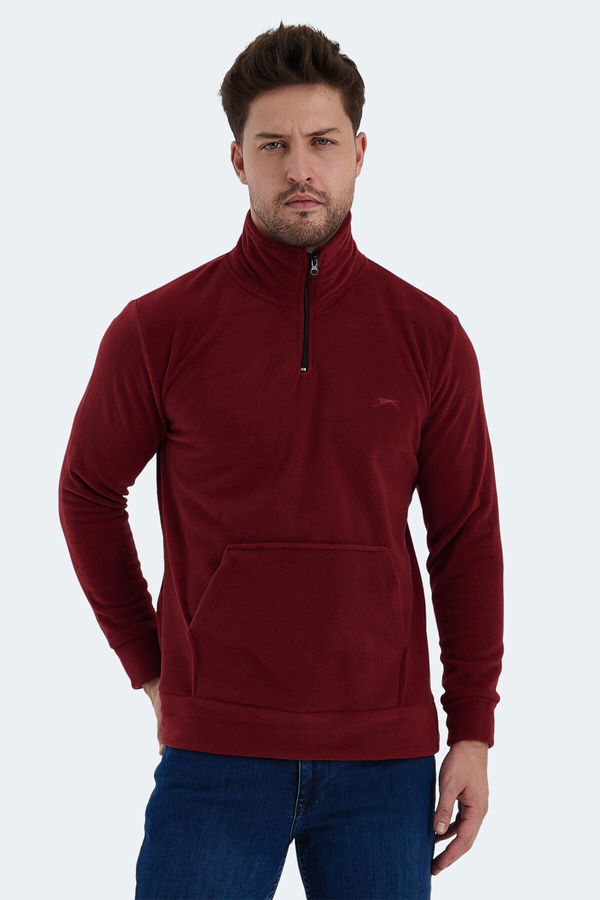 Slazenger SOLID Erkek Polar Bordo