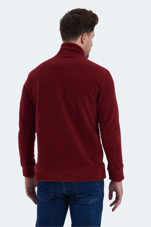 Slazenger SOLID Erkek Polar Bordo